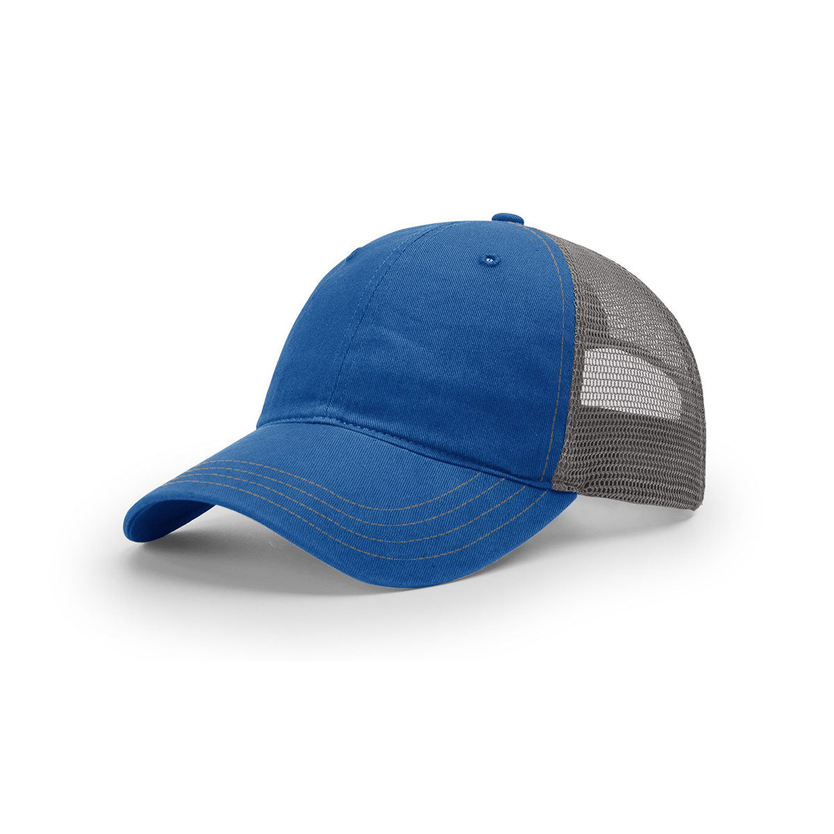 Richardson Royal/Charcoal Mesh Back Split Garment Washed Trucker Hat: The Ultimate Outdoor Style