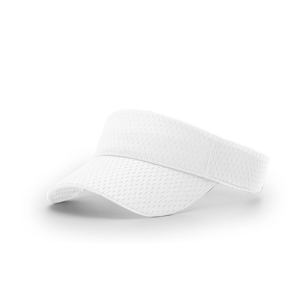 Richardson's Premium White Solid Pro Mesh Visor - A Must - Have for Active Enthusiasts