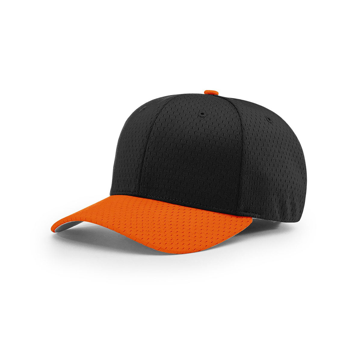 Richardson's Stunning Black/Orange On-Field Pro Mesh R-Flex Cap