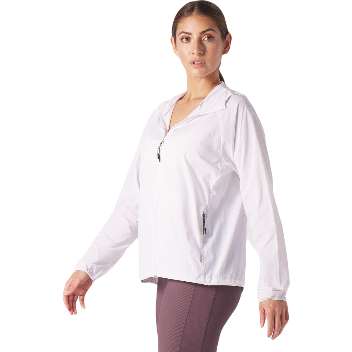 Glyder Women's Stunning White Trek Windbreaker