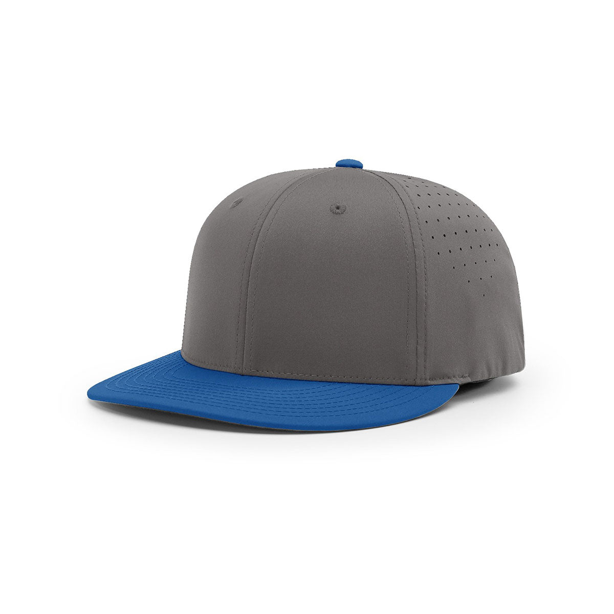 Richardson Charcoal/Royal R-Flex Lite Performance Team Cap: Showcase Your Brand!