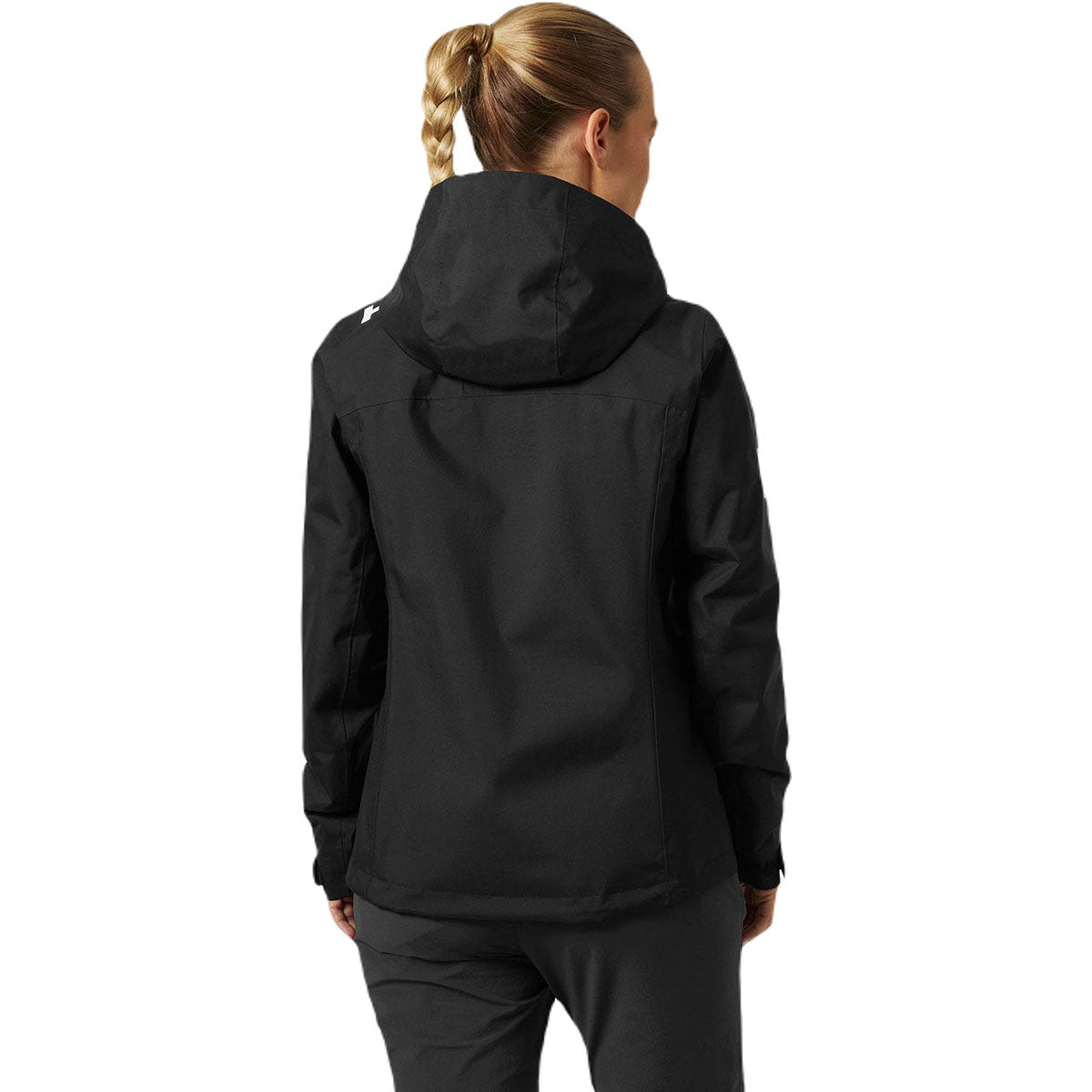 Helly Hansen Women's Stunning Black Crew Hooded Midlayer Jacket 2.0