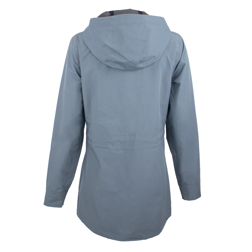 Zusa Women's Charcoal North Shore Rain Jacket - A Sustainable Fashion Statement