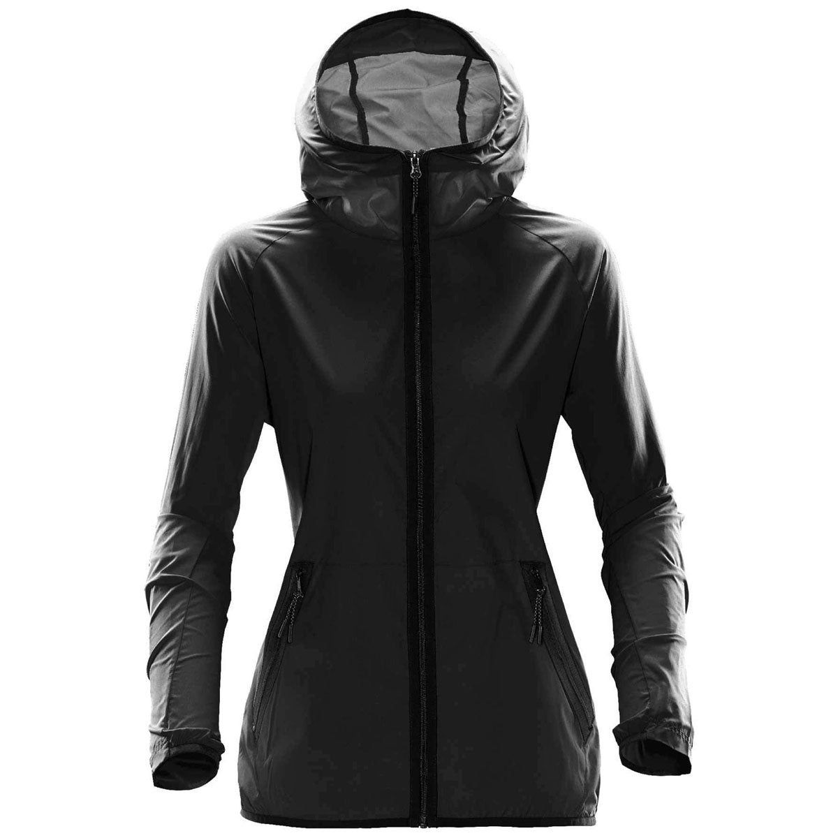Stormtech Women's Stunning Black Ozone Hooded Shell - Ideal for All Seasons!