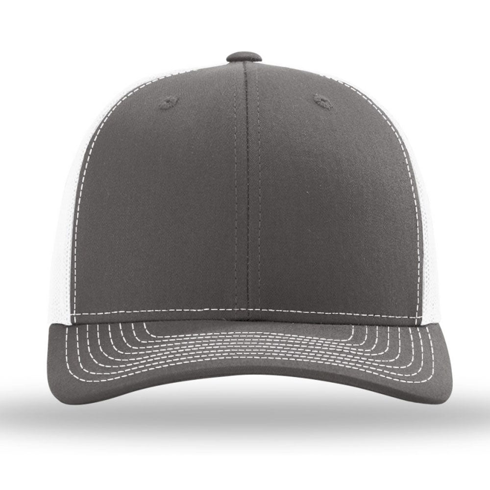 Richardson Charcoal/White R-Flex Adjustable Trucker Cap: The Ultimate Comfort Headwear