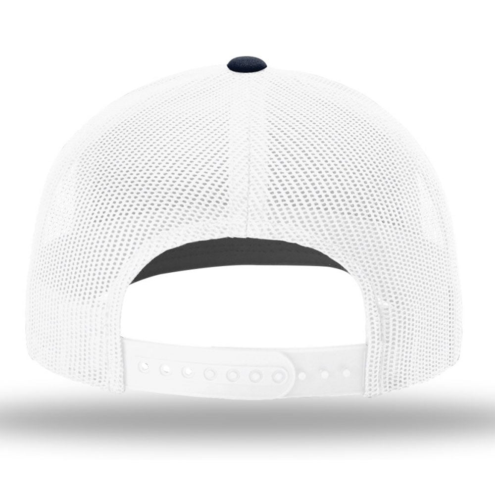 Richardson Navy/White R-Flex Adjustable Trucker Cap: The Ultimate Comfort Headwear
