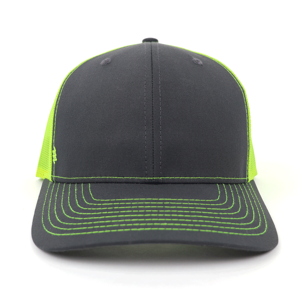 Zusa High Vis/Charcoal Open Road Trucker Cap: The Ultimate Eco-Friendly Headwear