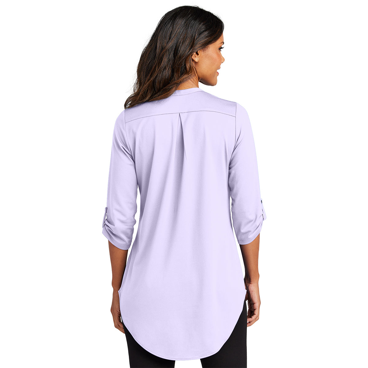 Port Authority Women's Stunning Bright Lavender City Stretch 3/4-Sleeve Tunic