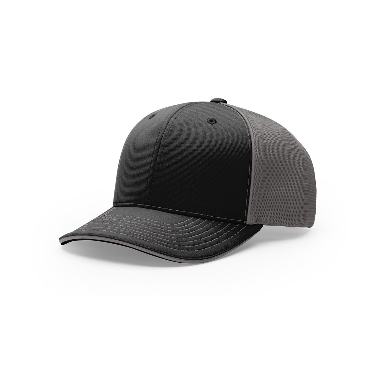 Richardson Black/Charcoal On-Field R-Flex Split Pulse SportMesh Cap: Style Meets Performance!