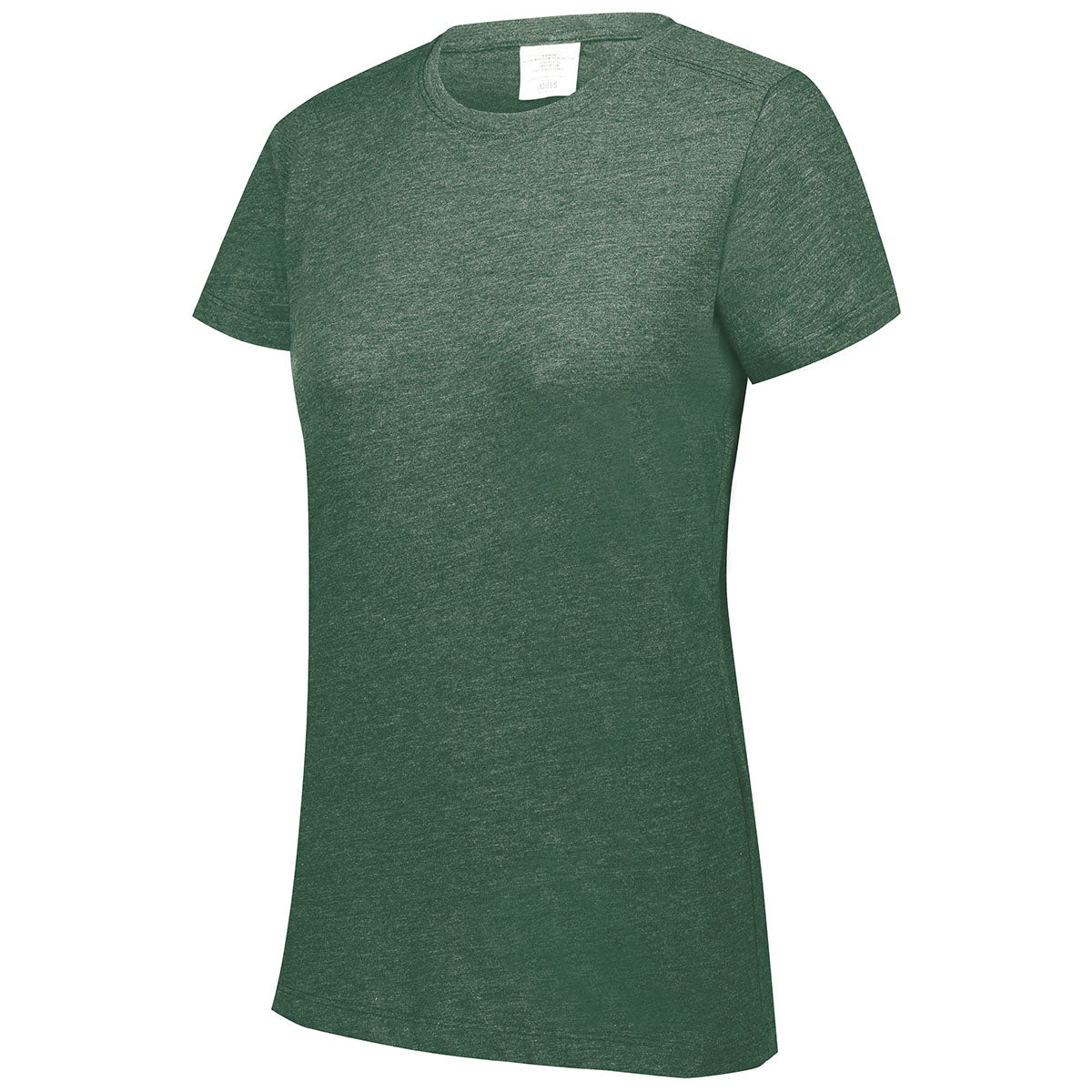 Augusta Sportswear Women's Stunning Dark Green Heather Tri-Blend Tee