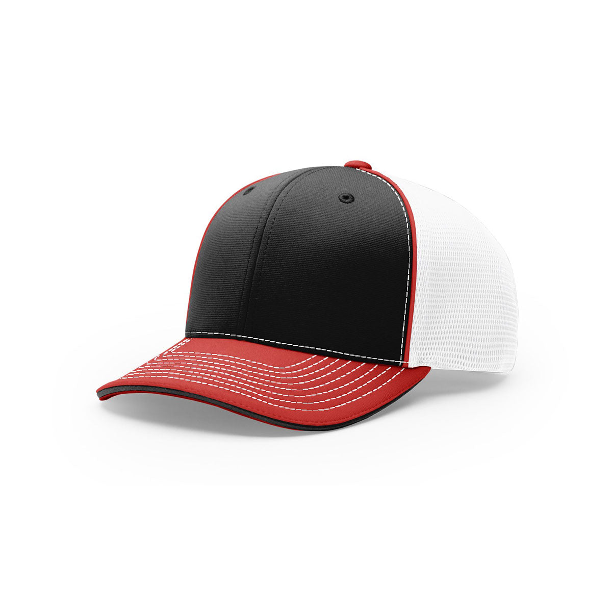 Richardson's Stunning On-Field Tri-Color R-Flex Pulse Cap: Black, White & Red
