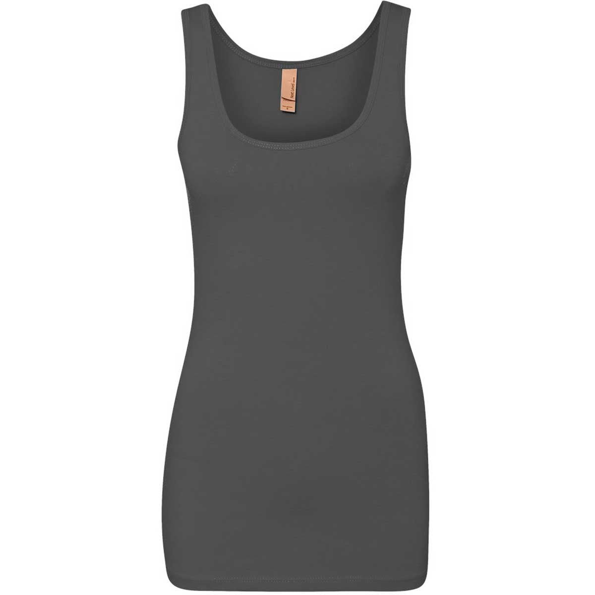 Next Level Women's Stylish Dark Grey Jersey Tank Top