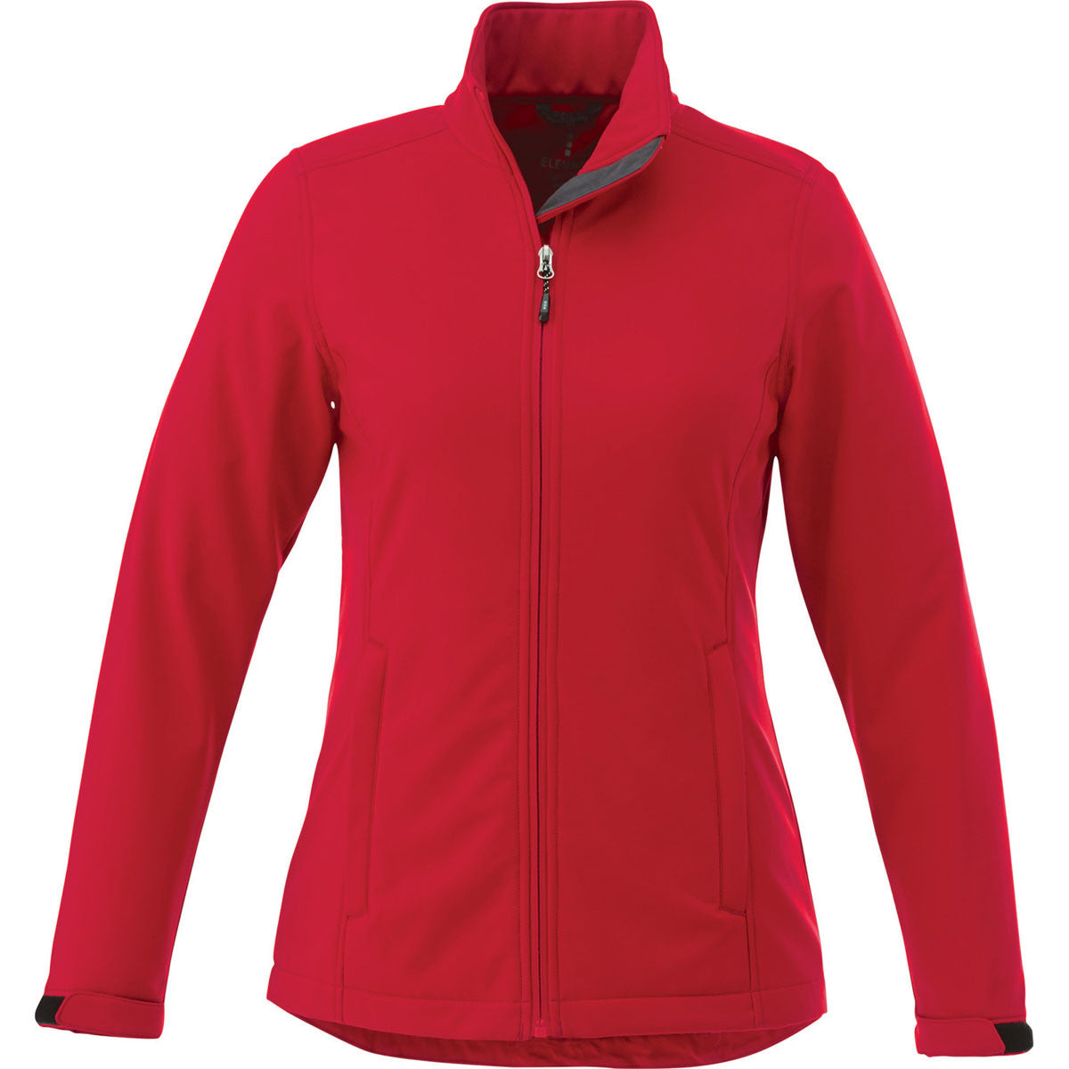 Elevate Women's Team Red Maxon Softshell Jacket: Your All-Weather Essential