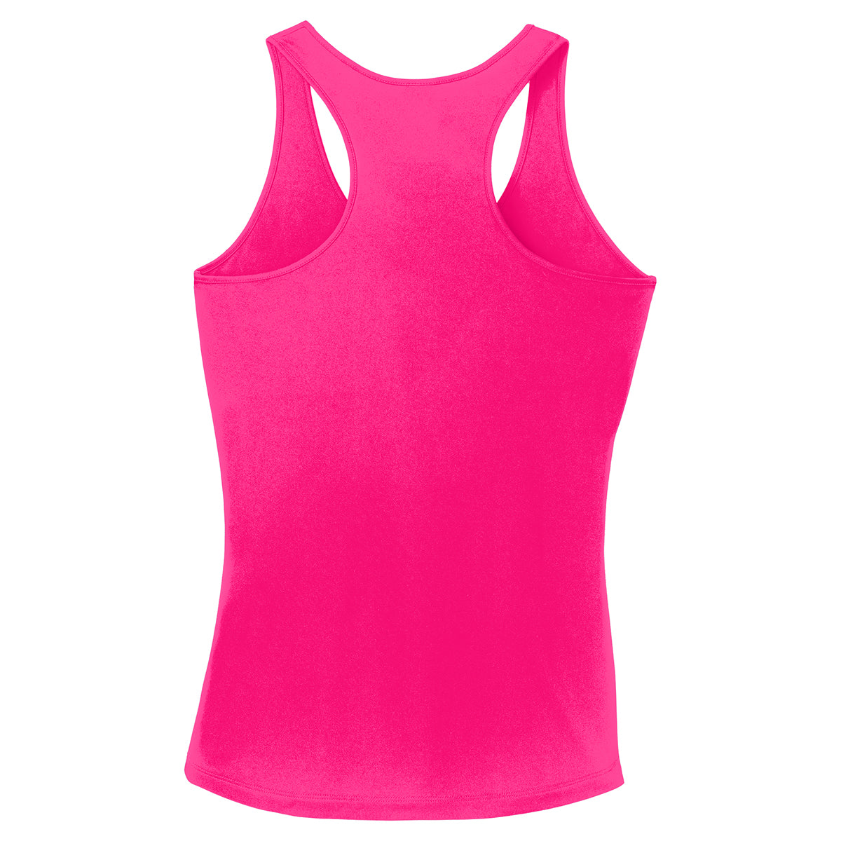 Sport-Tek Women's Stunning Neon Pink PosiCharge Racerback Tank for Competition