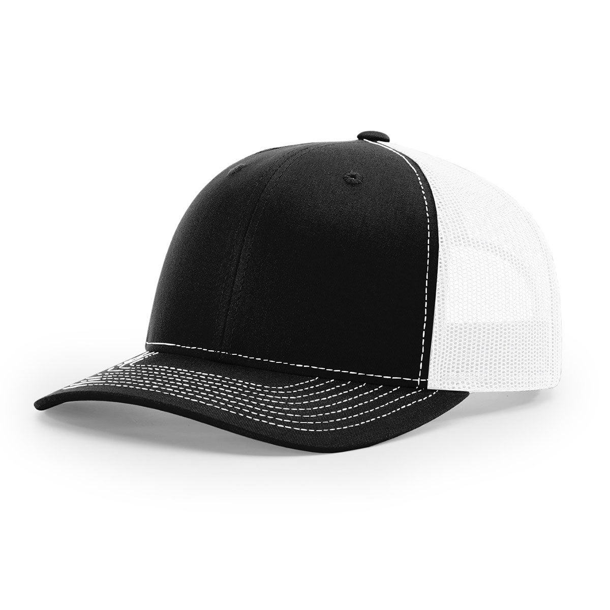 Richardson Stunning Black/White Recycled Trucker Cap