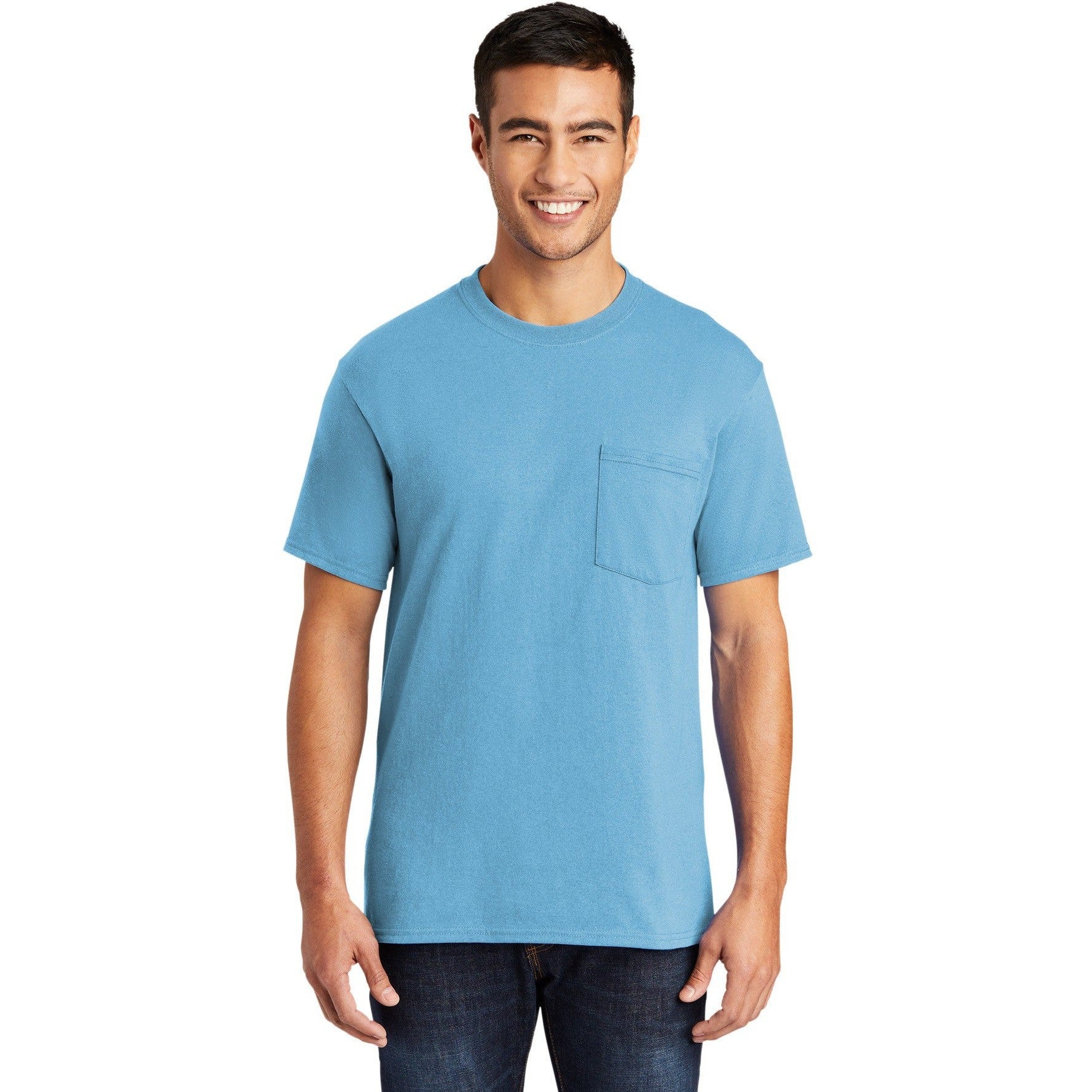 Hurry! Closeout - Port & Company Tall Core Blend Pocket Tee