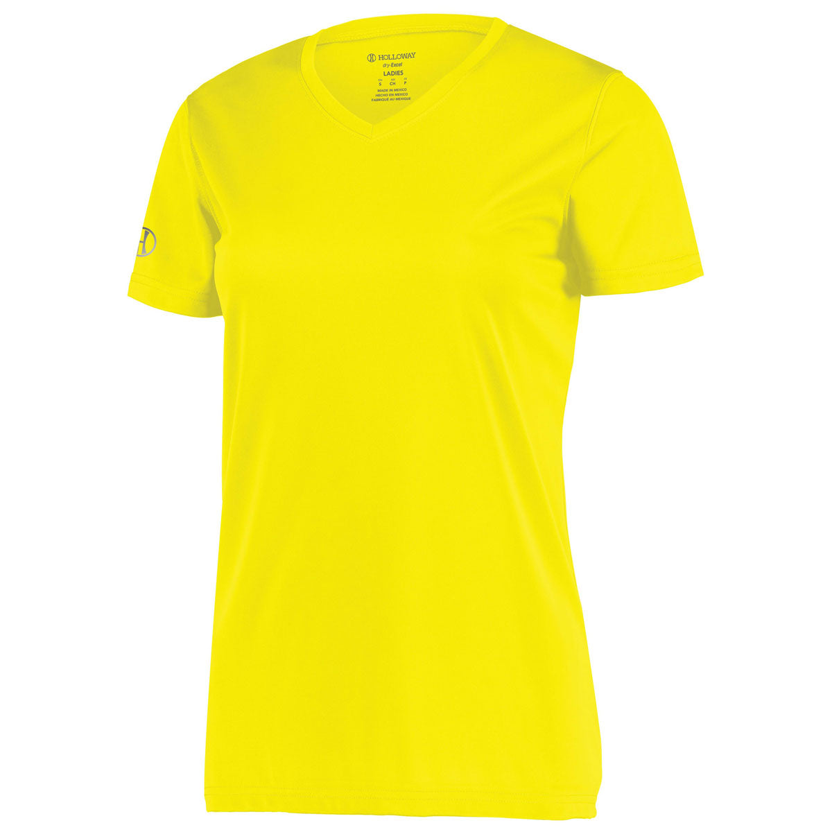 Holloway Women's Stunning Electric Yellow Momentum Tee - A Fashion Must-Have!