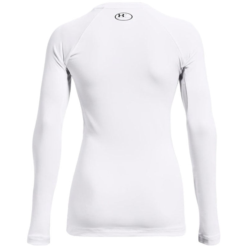 Under Armour Women's Stunning White/Black Authentics Crew - Must-Have Warm-Up Gear