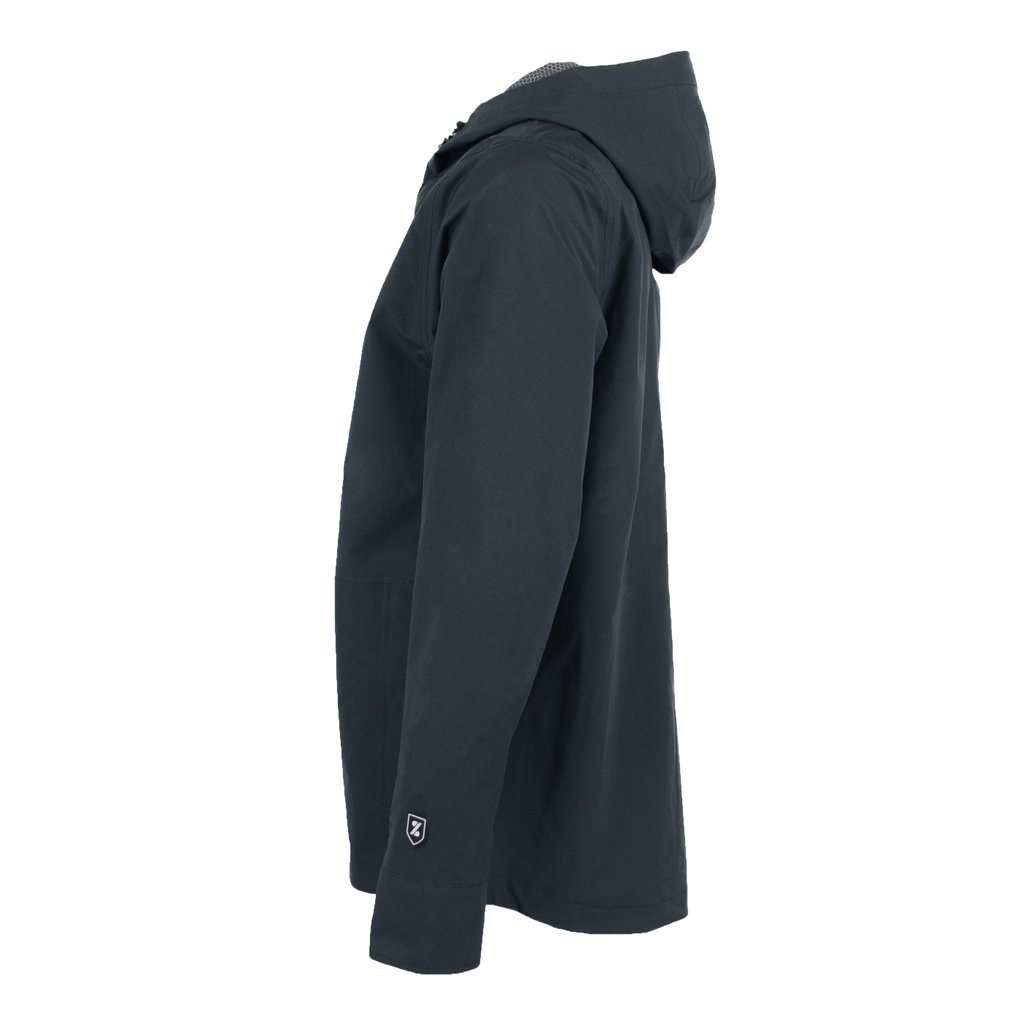 Zusa Men's Stylish Black North Shore Rain Jacket - The Ultimate Weather Defender