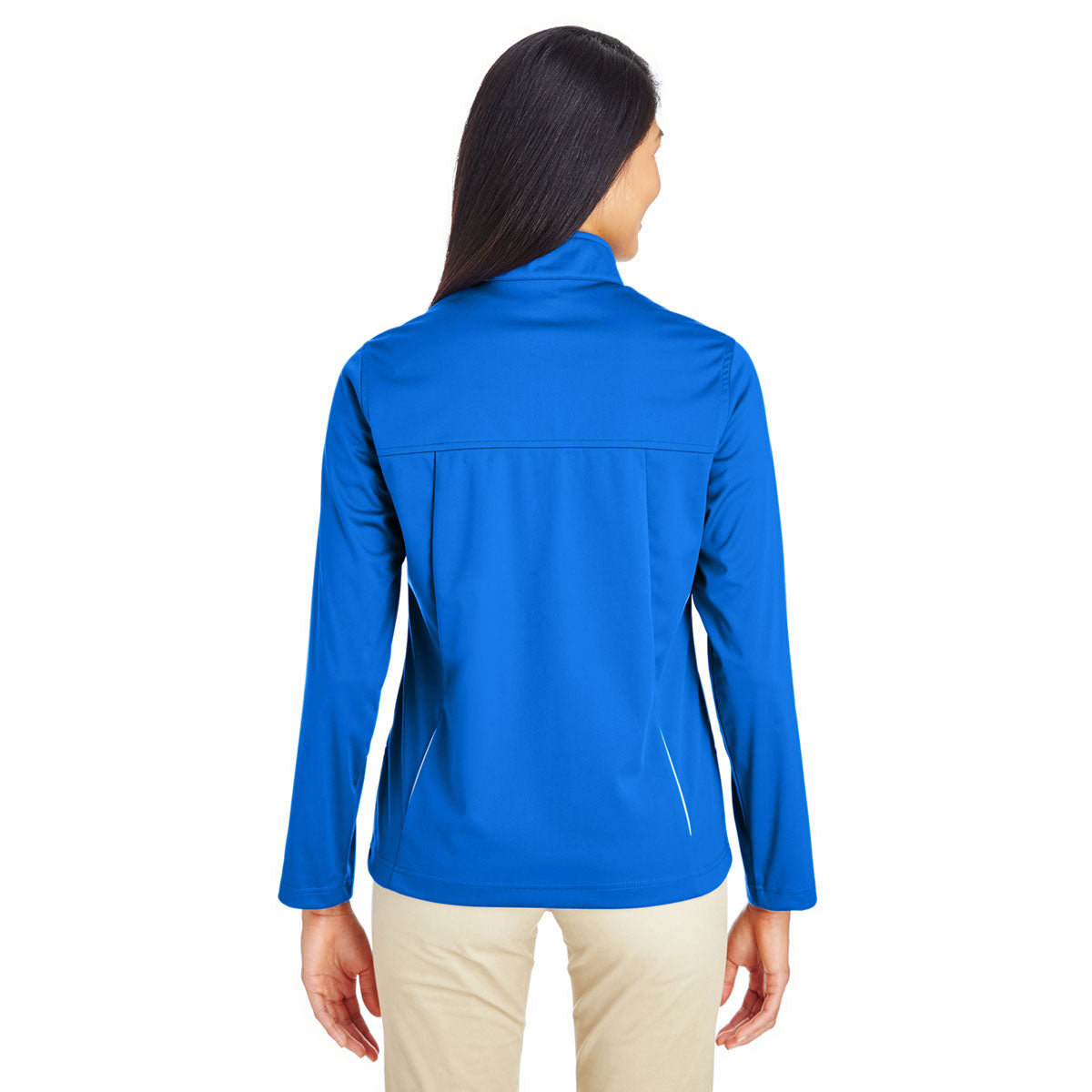 Core 365 Women's True Royal Techno Lite Three-Layer Knit Tech Shell - The Ultimate Corporate Activewear
