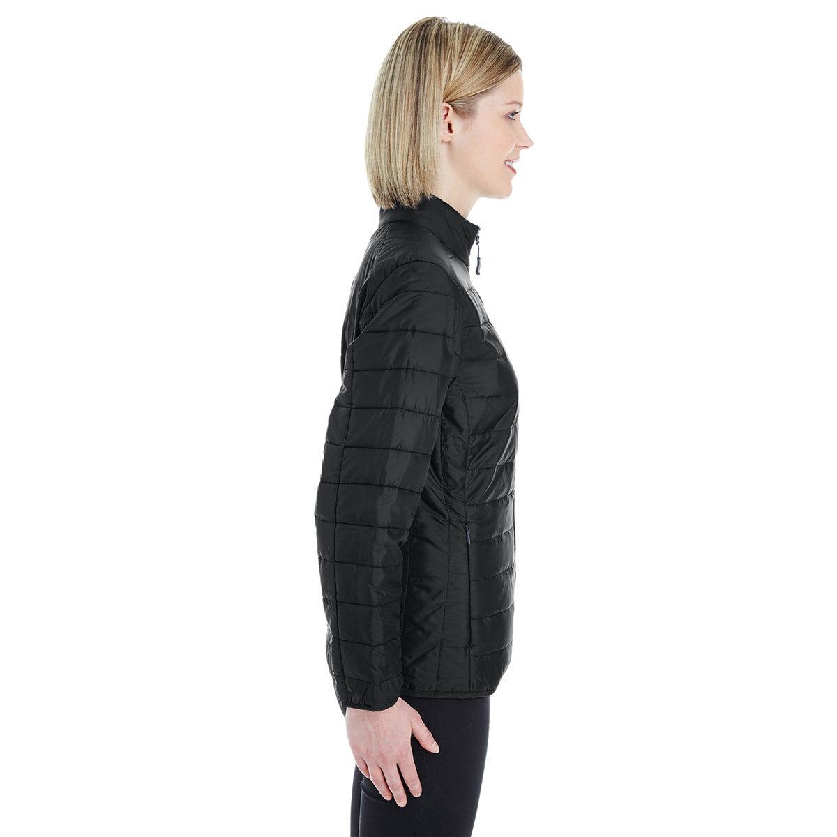 Core 365 Women's Black Prevail Packable Puffer - The Ultimate Winter Essential