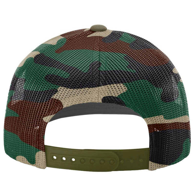 Richardson Loden/Green Camo Mesh Trucker Hat: A Must-Have for Outdoor Enthusiasts