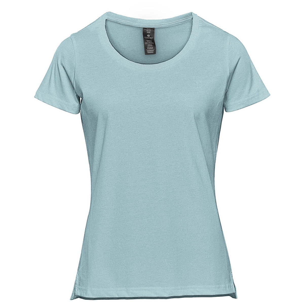 Stormtech Women's Ice Blue Heather Equinox Short Sleeve Tee - Comfort & Style Combined