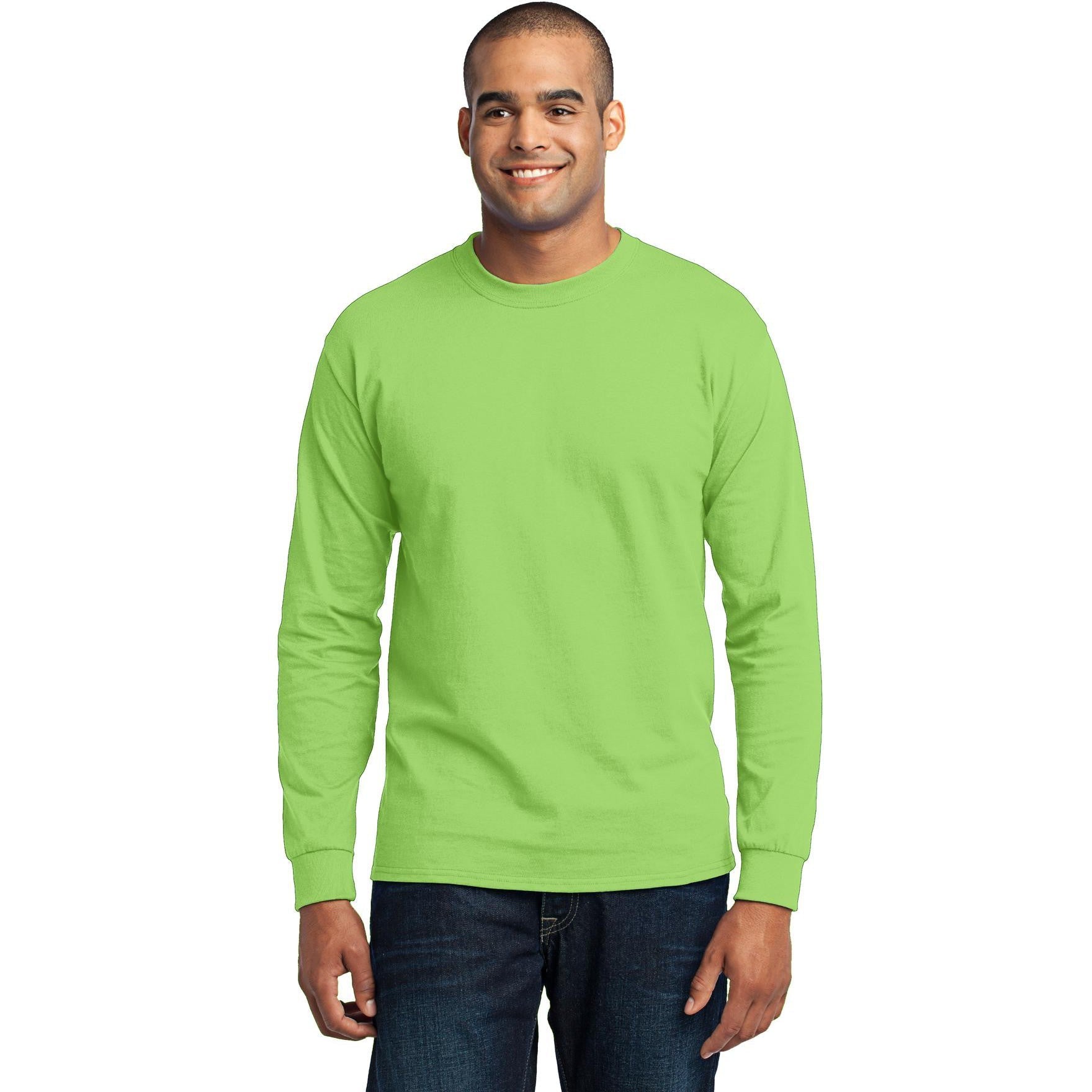 Hurry! Closeout - Port & Company Tall Long Sleeve Core Blend Tee