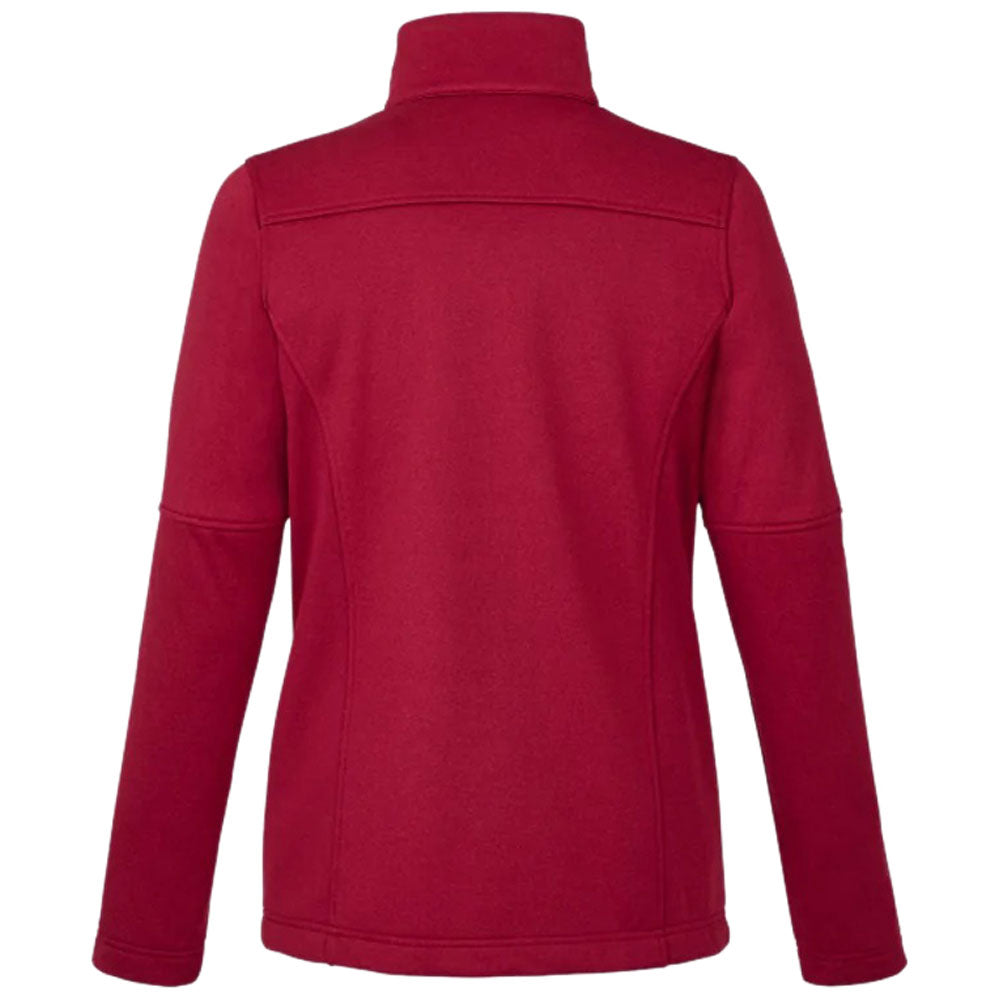 Elevate Women's Stunning Vintage Red Heather Joris Eco-Friendly Softshell Jacket