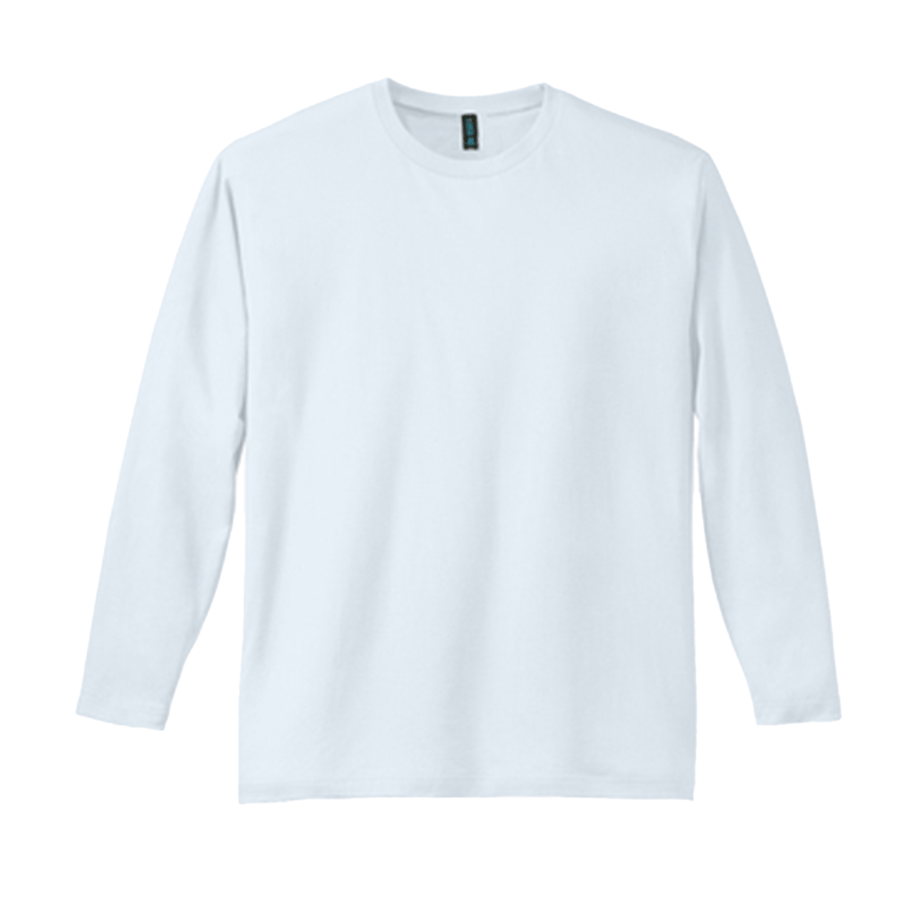 District's Unisex Bright White Long Sleeve Tee: The Perfect Weight!