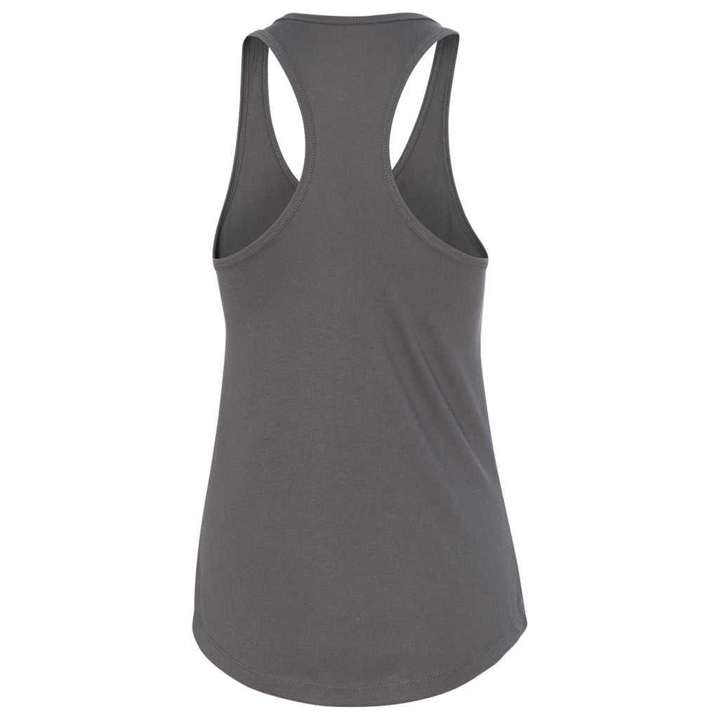 Next Level Women's Stunning Dark Grey Ideal Racerback Tank
