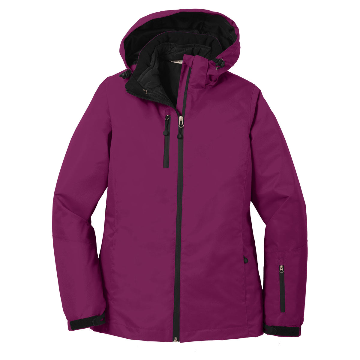 Port Authority Women's Stunning Very Berry/Black Vortex Waterproof 3-in-1 Jacket