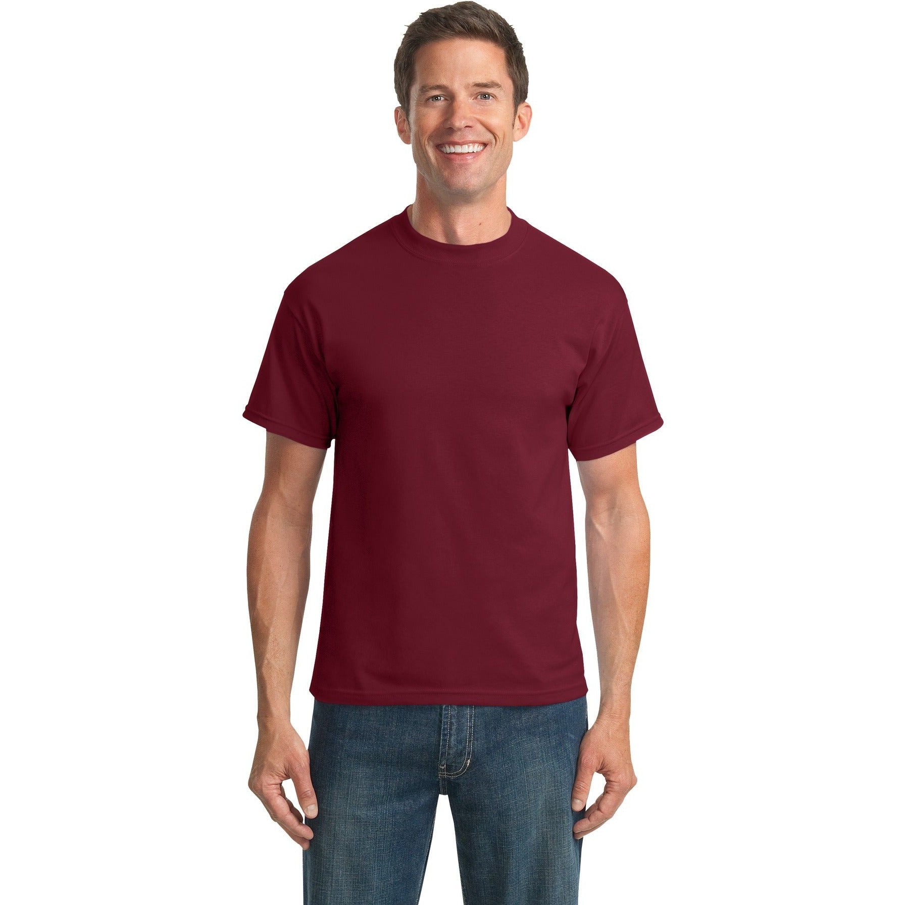 Hurry! Port & Company Tall Core Blend Tee on Closeout Sale