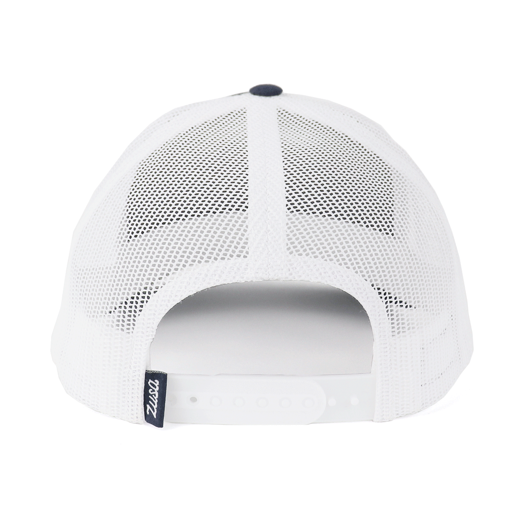 Zusa Navy/White Open Road Trucker Cap: The Ultimate Eco-Friendly Headwear