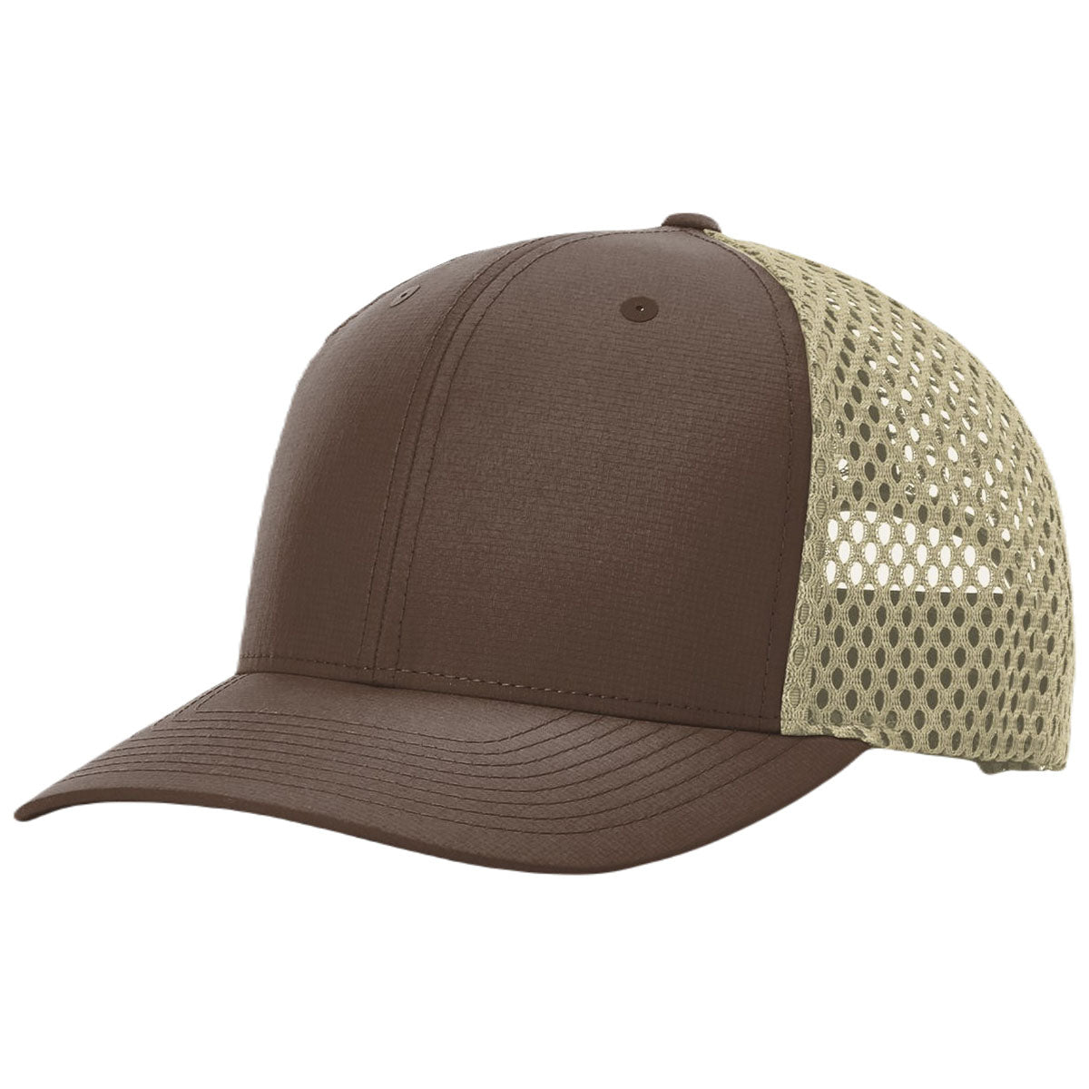 Richardson Brown/Khaki Split Tilikum Cap: Ideal for Outdoor Adventures