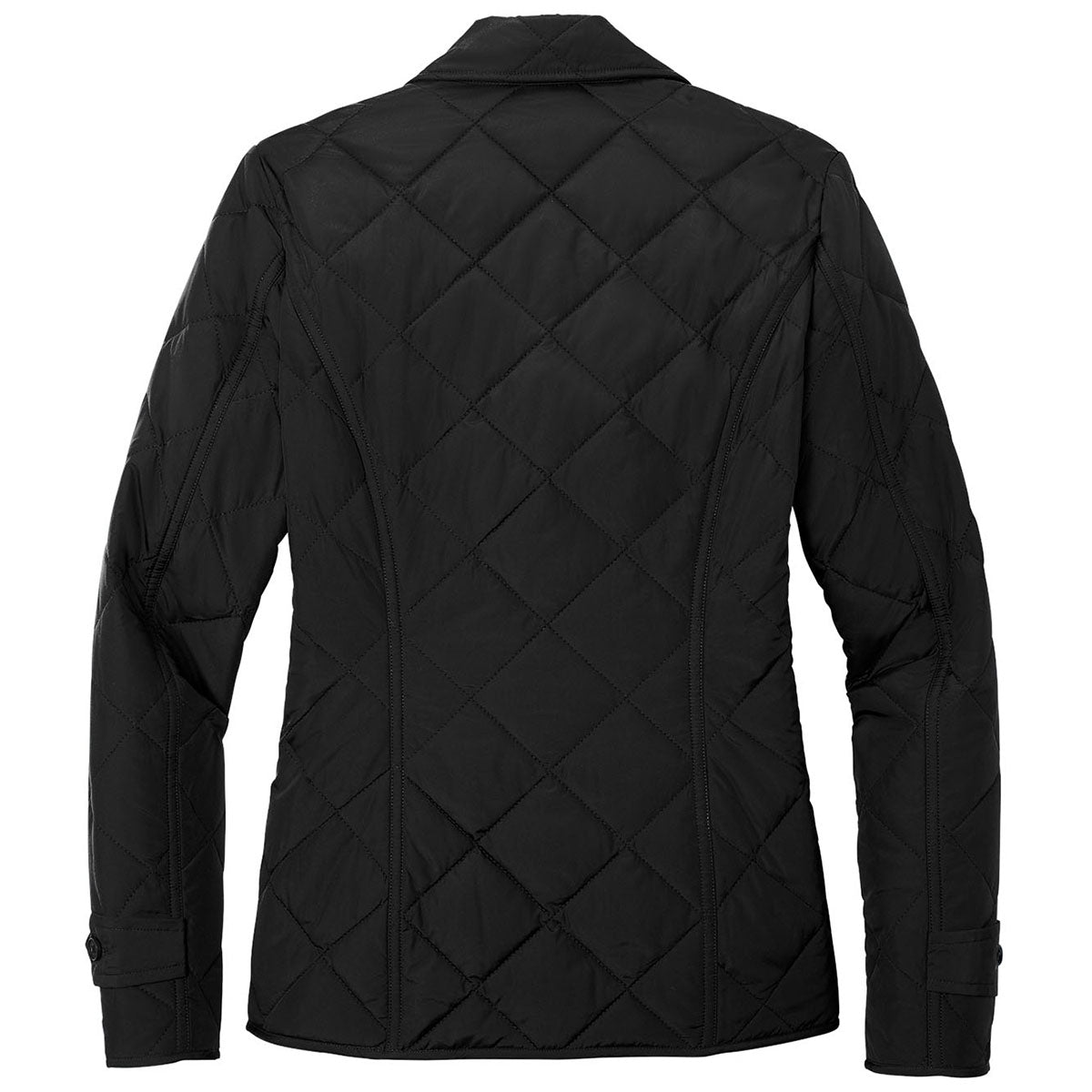 Brooks Brothers Women's Stunning Deep Black Quilted Jacket