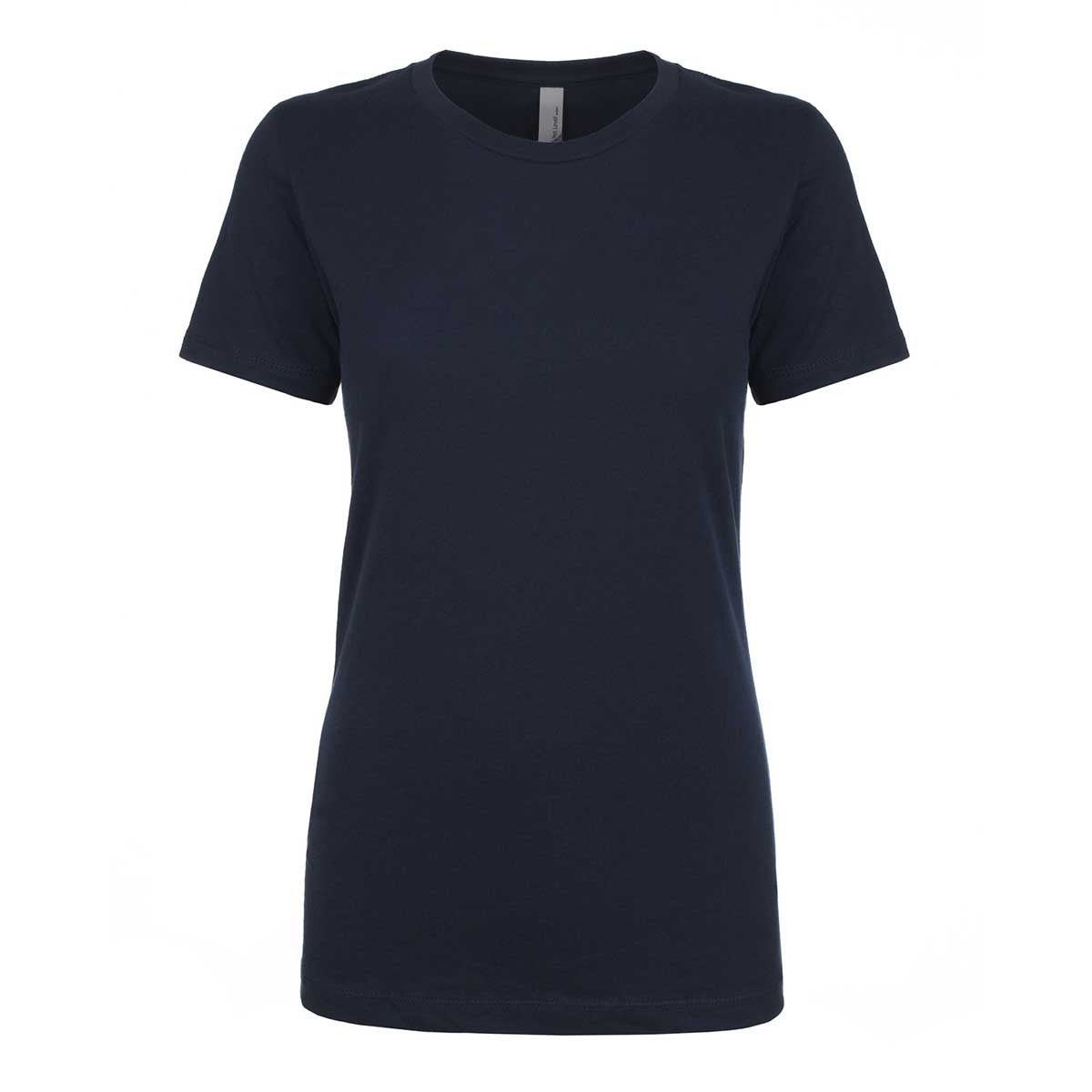 Next Level Women's Stunning Midnight Navy Ideal Short-Sleeve Crew Tee