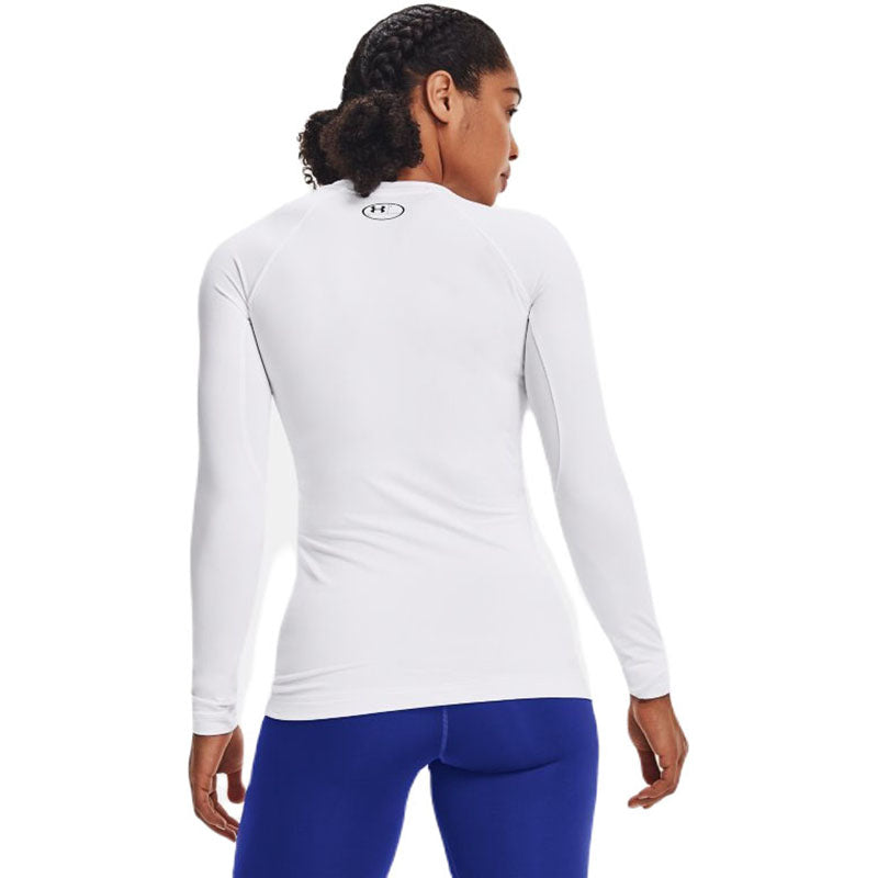 Under Armour Women's Stunning White/Black Authentics Crew - Must-Have Warm-Up Gear
