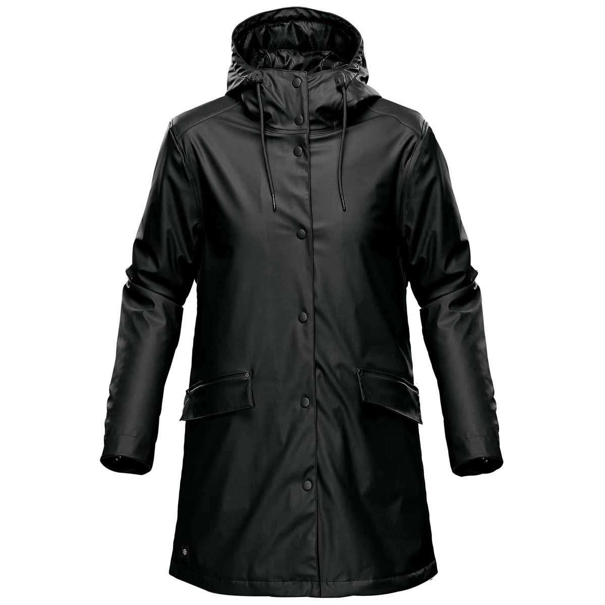 Stormtech Women's Stylish Black Waterfall Insulated Rain Jacket - Perfect for All Adventures