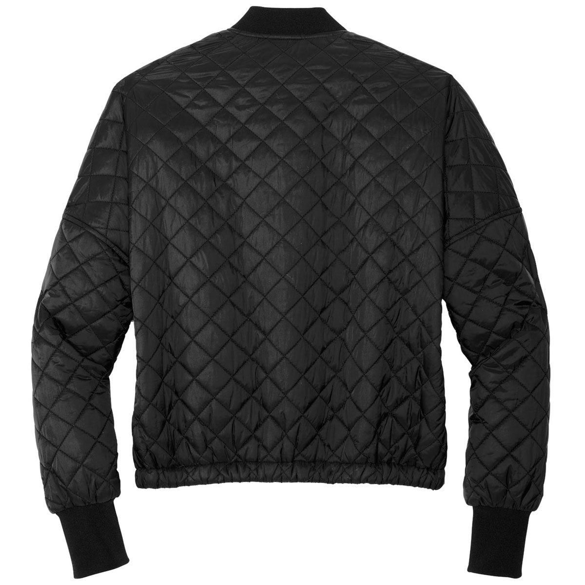 Mercer+Mettle Women's Stunning Deep Black Boxy Quilted Jacket