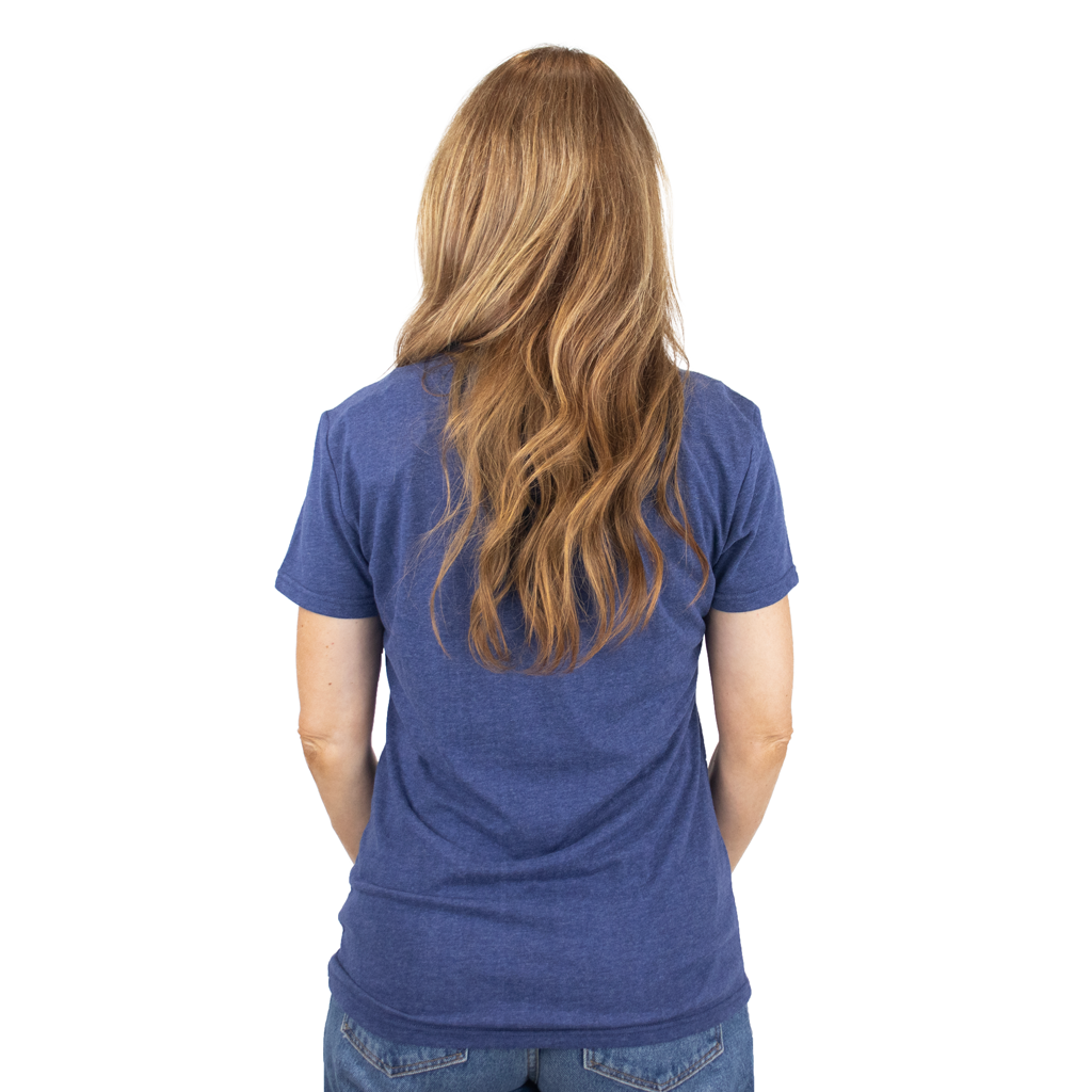 Zusa Women's True Navy Heather Tamarac Tee: A Sustainable Fashion Statement
