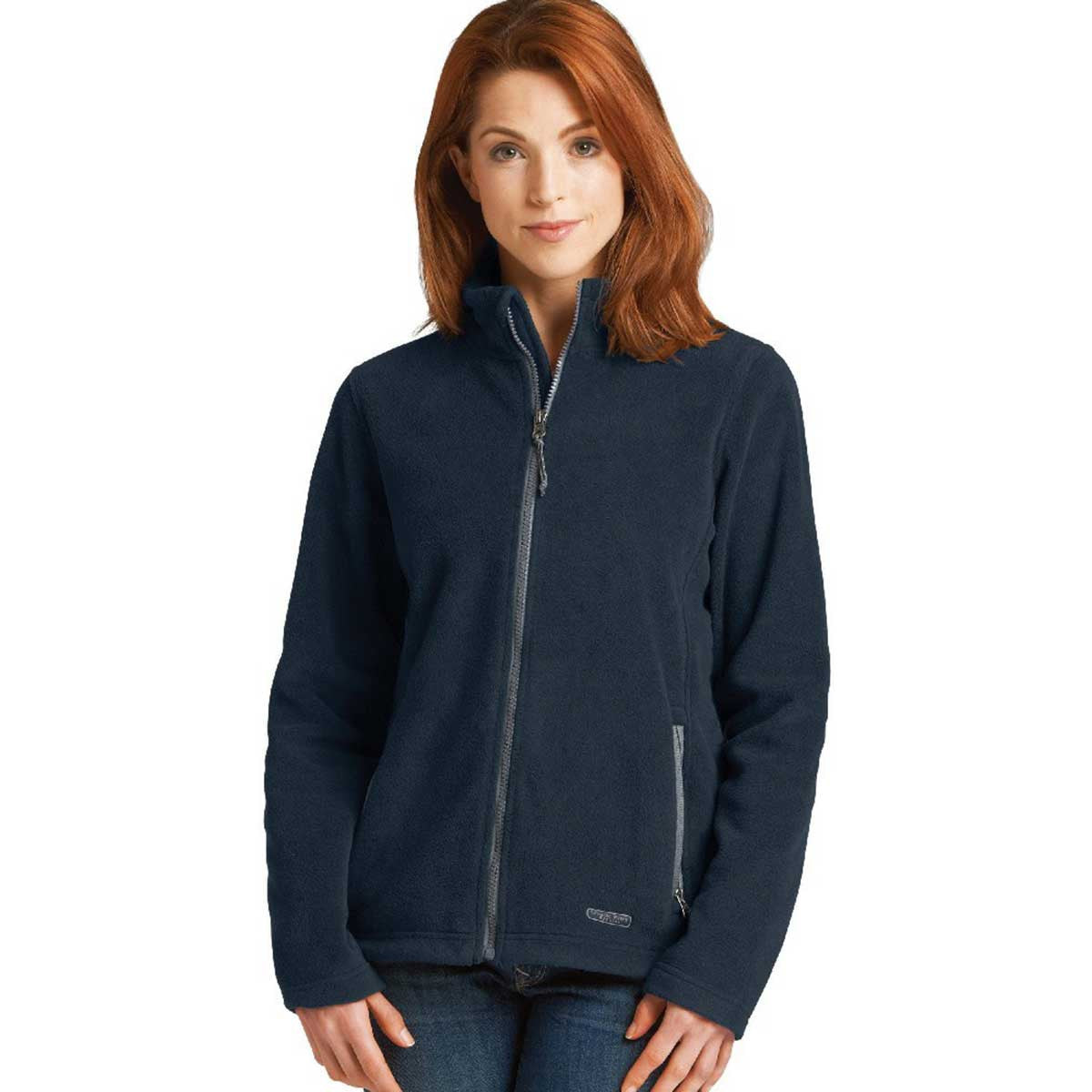 Charles River Women's Navy Boundary Luxurious Fleece Jacket