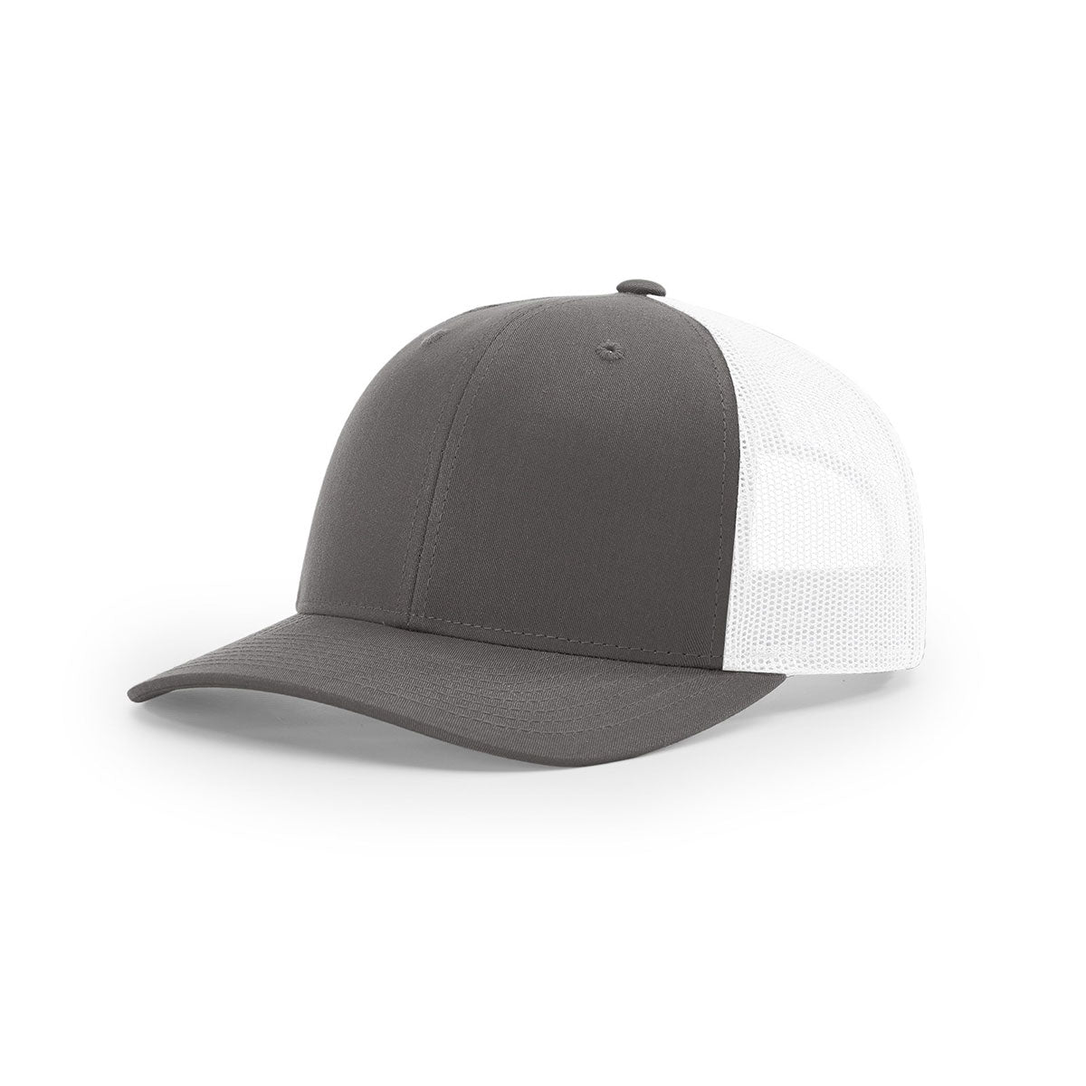 Richardson Charcoal/White Mesh Back Split Low Pro Trucker Hat: A Stylish Sun Protector