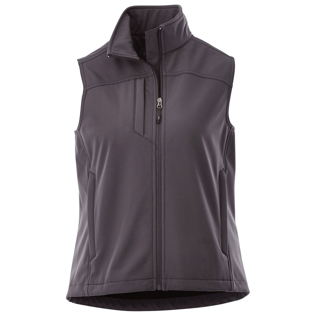 Elevate Women's Grey Storm Stinson Softshell Vest - The Ultimate Apparel for Chilly Days