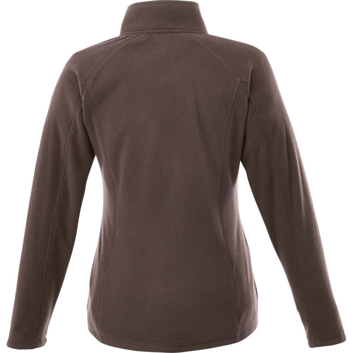 Elevate Women's Chocolate Rixford Polyfleece Jacket - A Must-Have for Style and Comfort!