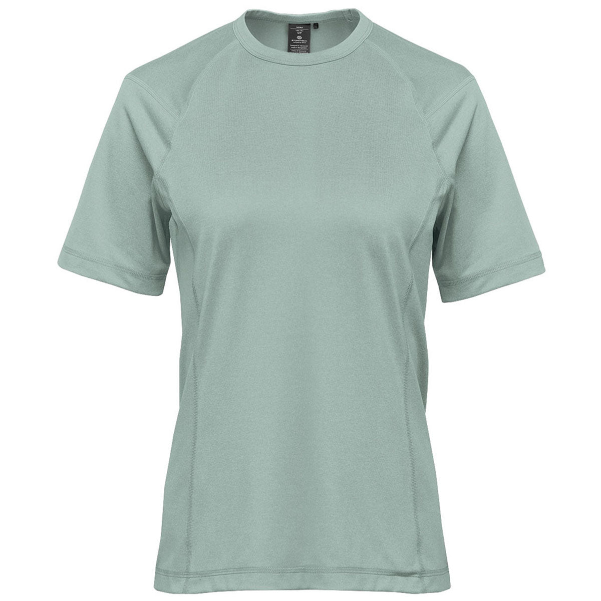 Stormtech Women's Ice Blue Heather Volante H2X-DRY Short Sleeve Tee: A Sustainable Style Sensation
