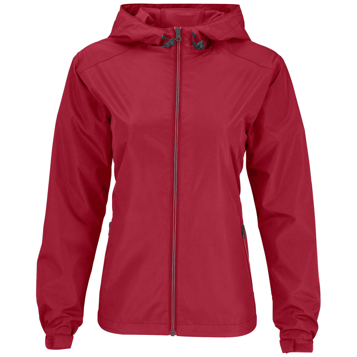 Vantage Women's Stylish Red Newport Packable Rain Jacket