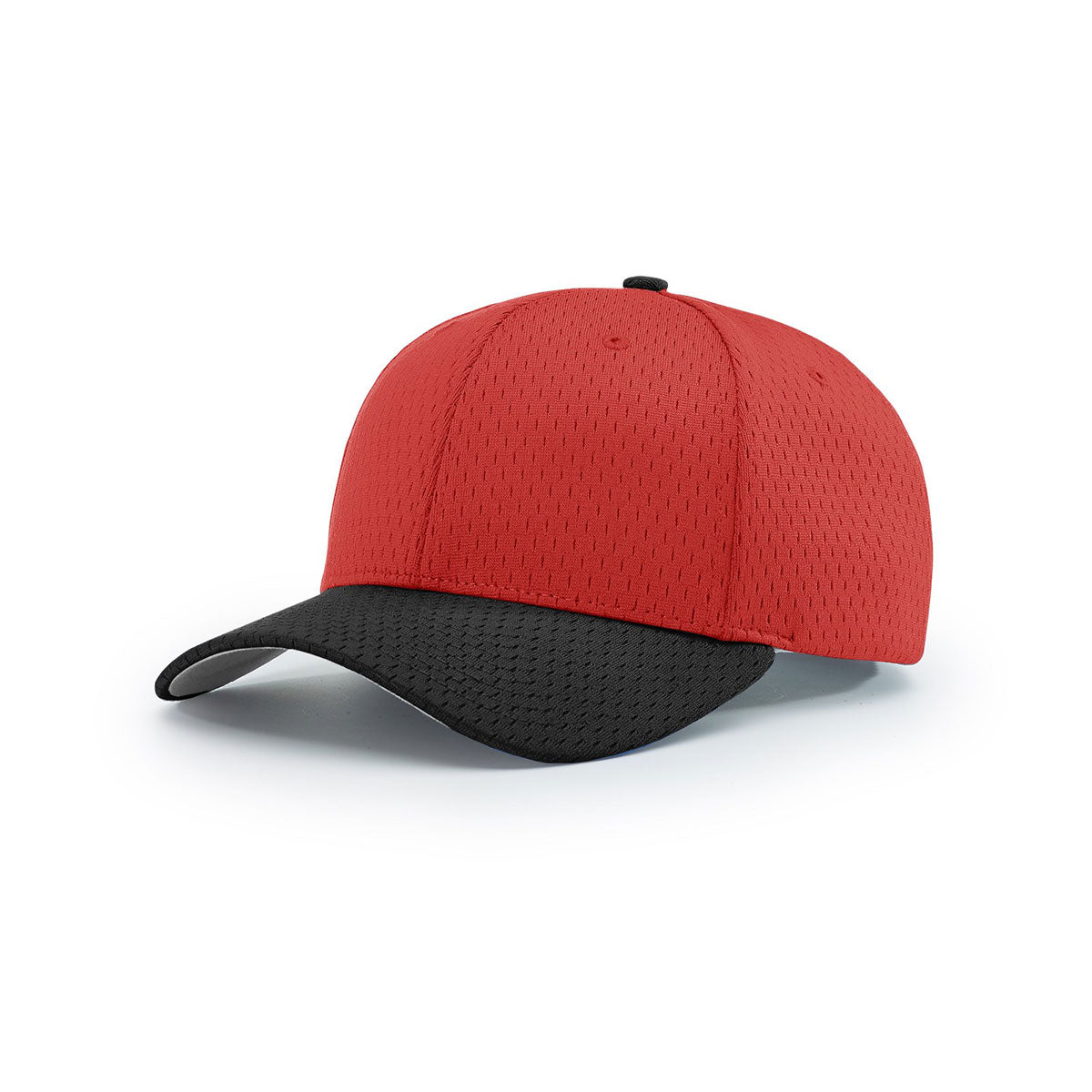 Richardson Red/Black Pro Mesh Adjustable Cap: Ideal for the Field