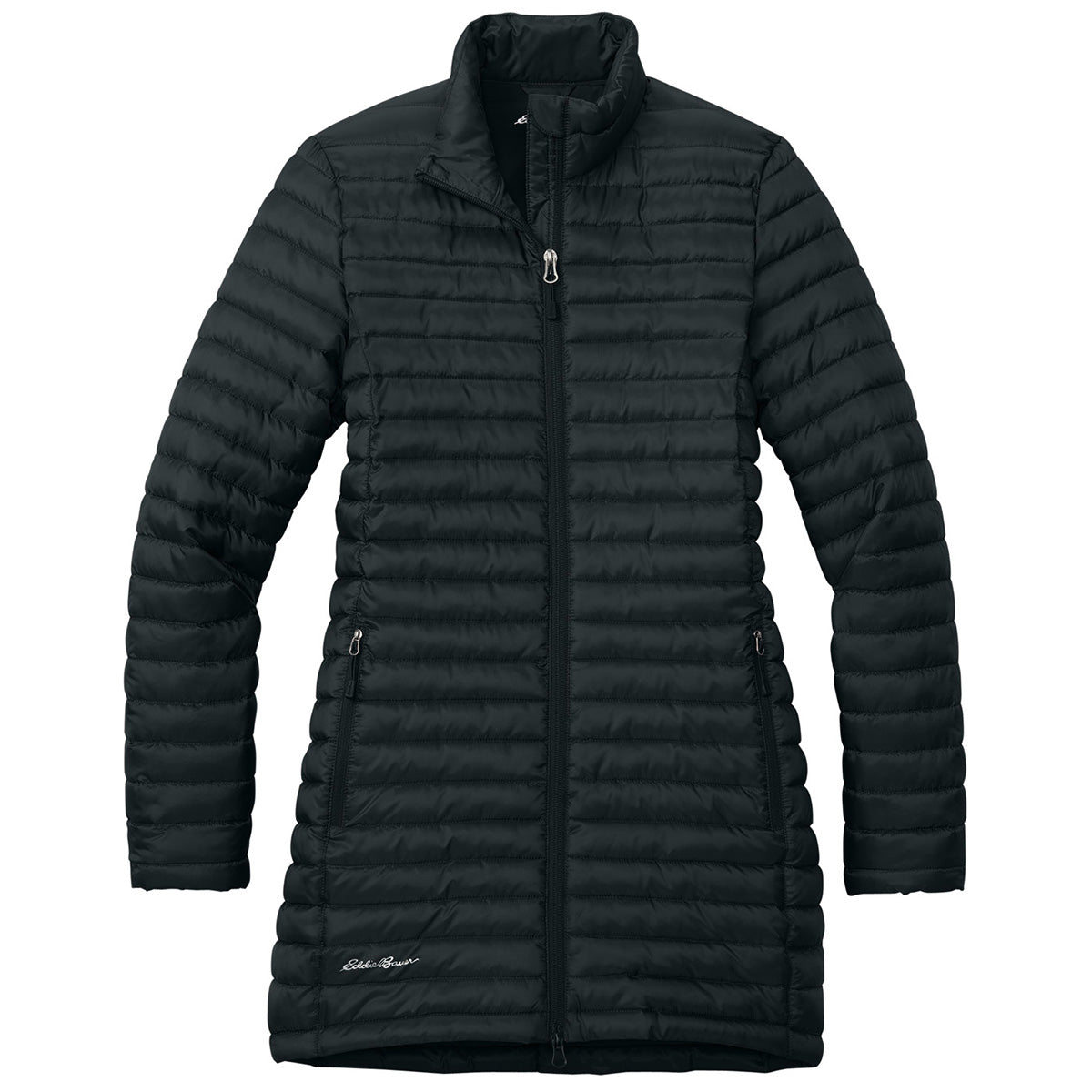 Eddie Bauer Women's Stunning Black Packable Quilted Full-Zip Jacket