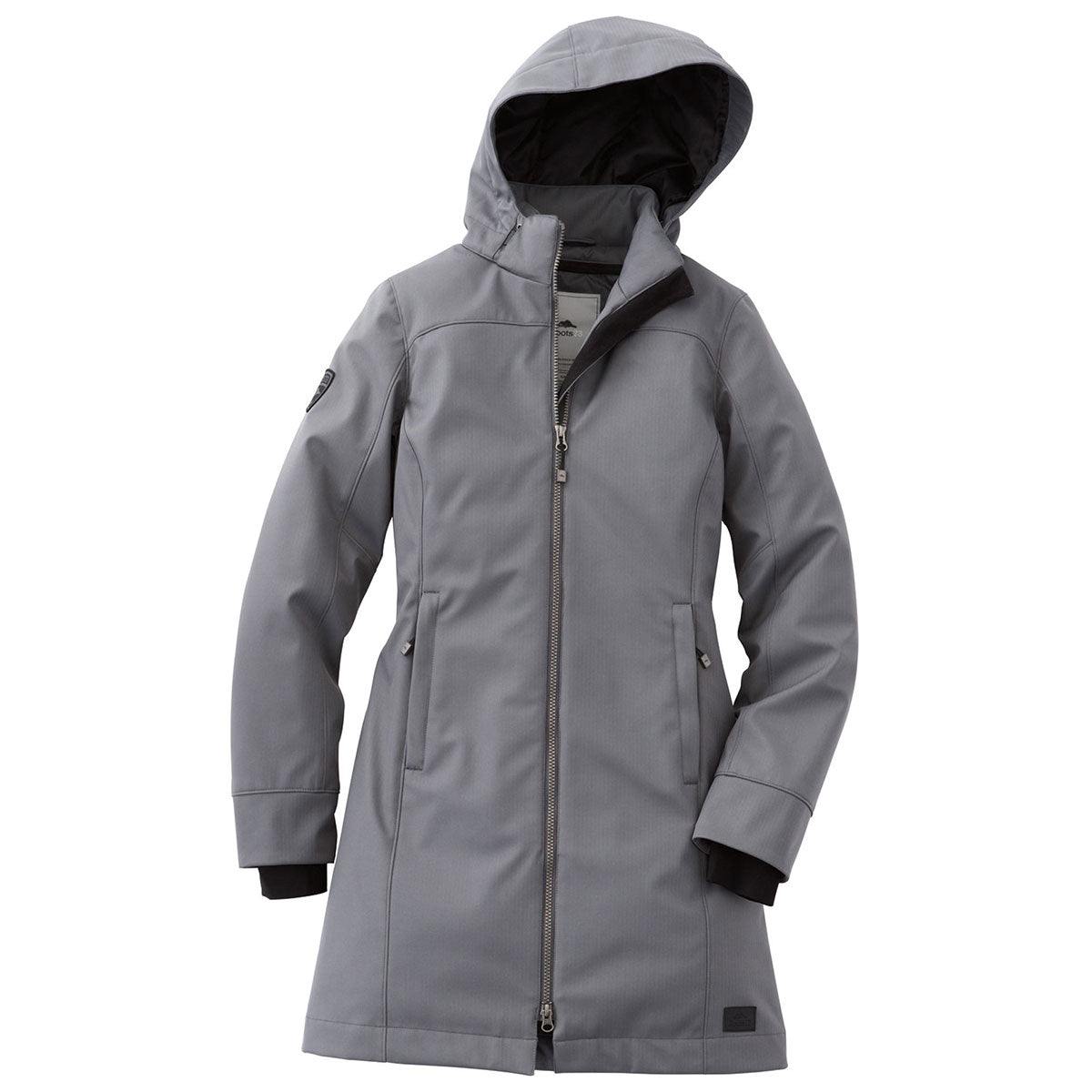 Roots73 Women's Stylish Charcoal Northlake Insulated Jacket